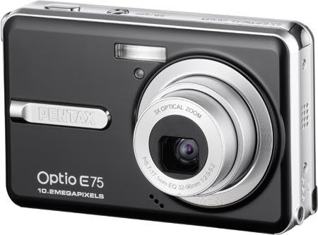 Камера Pentax Optio E75 — «путь к фотошедеврам» с диктофоном и
